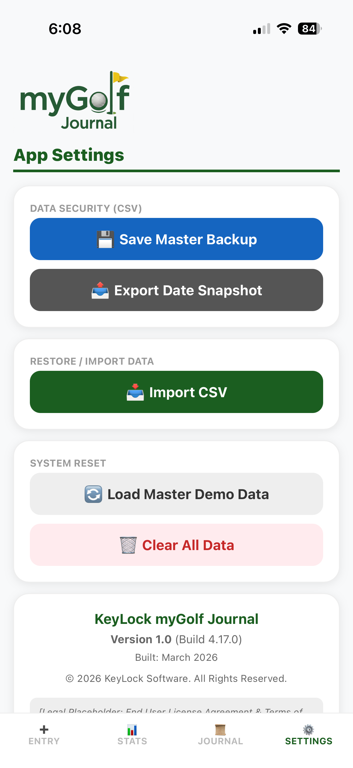 Save, Import & Export actions